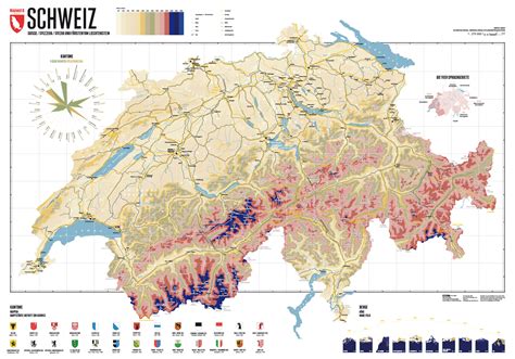 grenzlänge der schweiz|Atlas of Switzerland